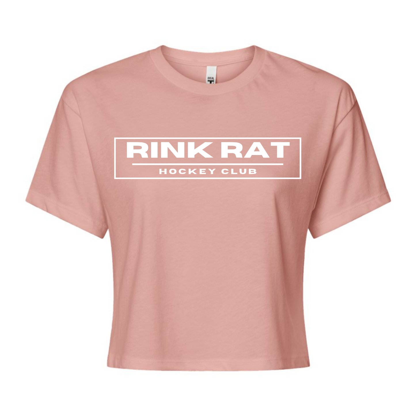 Rink Rat Hockey Club Woman’s Rectangle Logo Crop Top