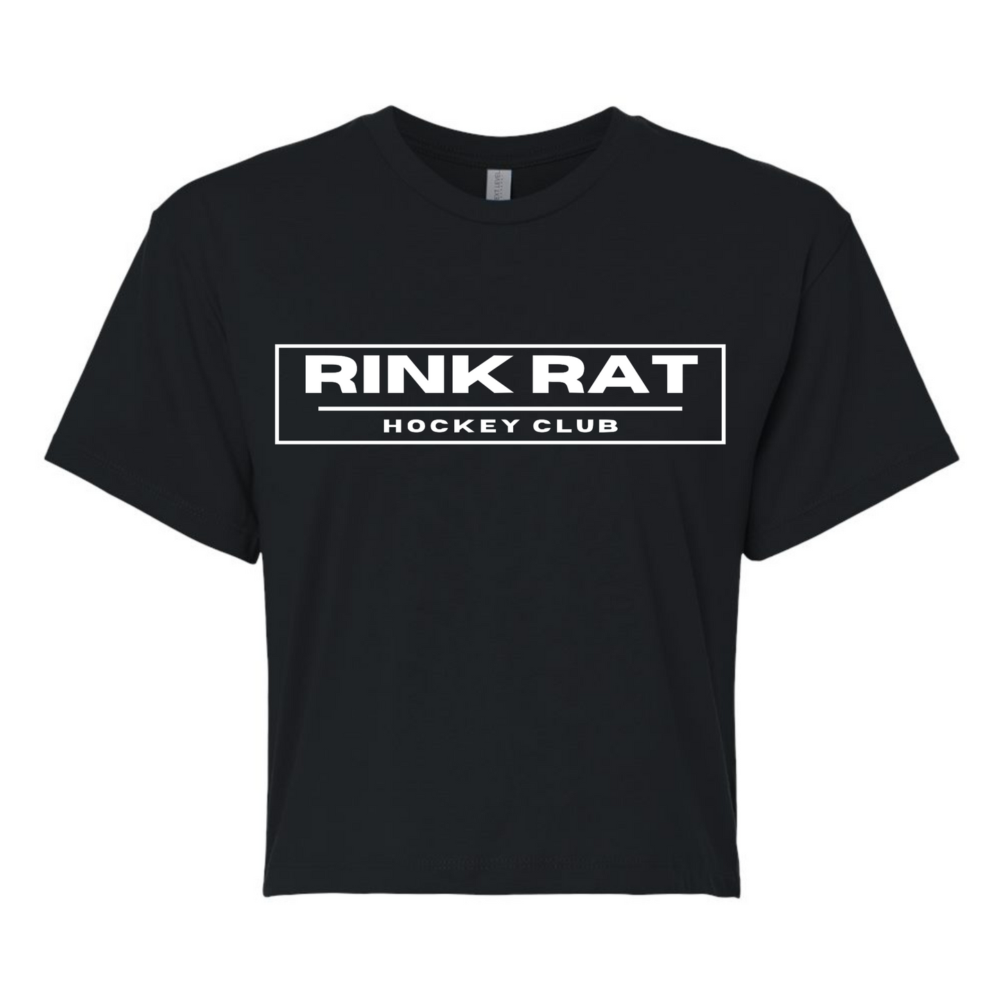 Rink Rat Hockey Club Woman’s Rectangle Logo Crop Top