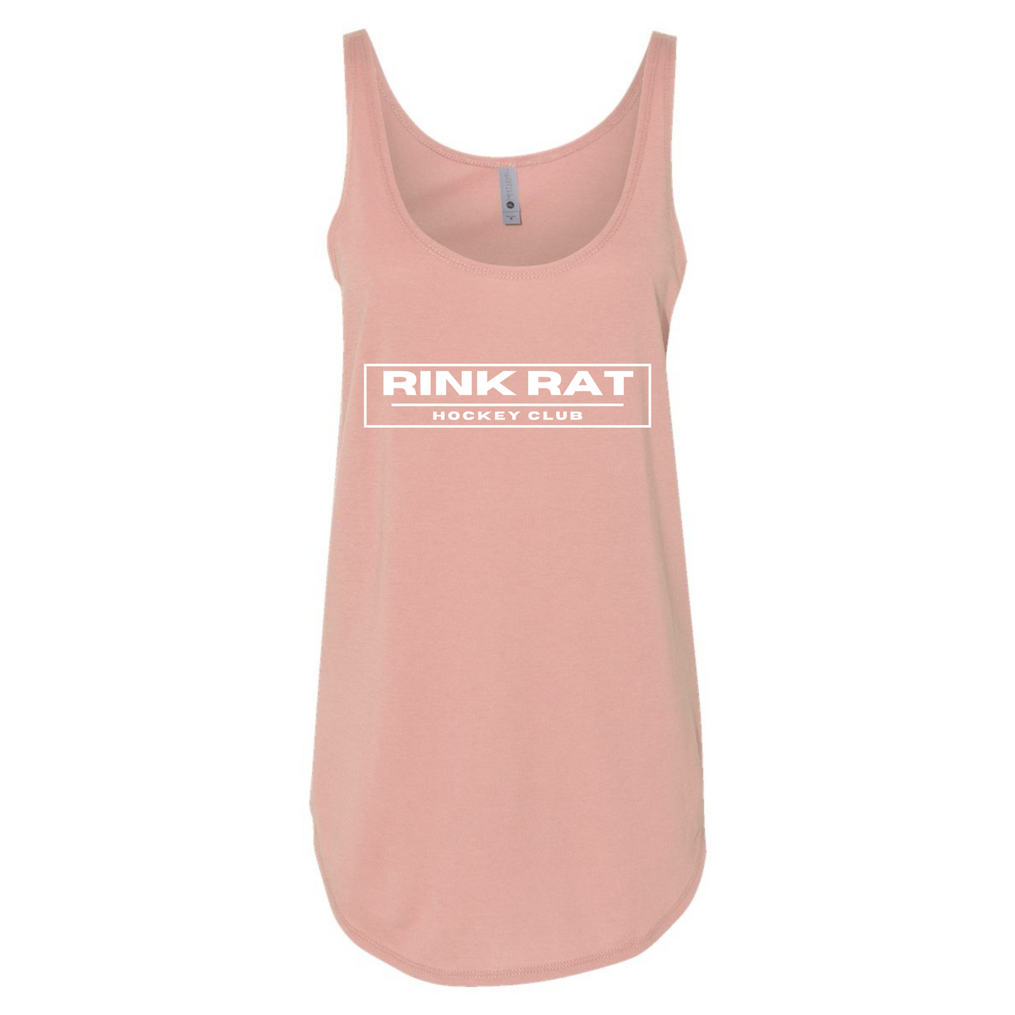 Rink Rat Hockey Club Woman’s Rectangle Logo Tank Top