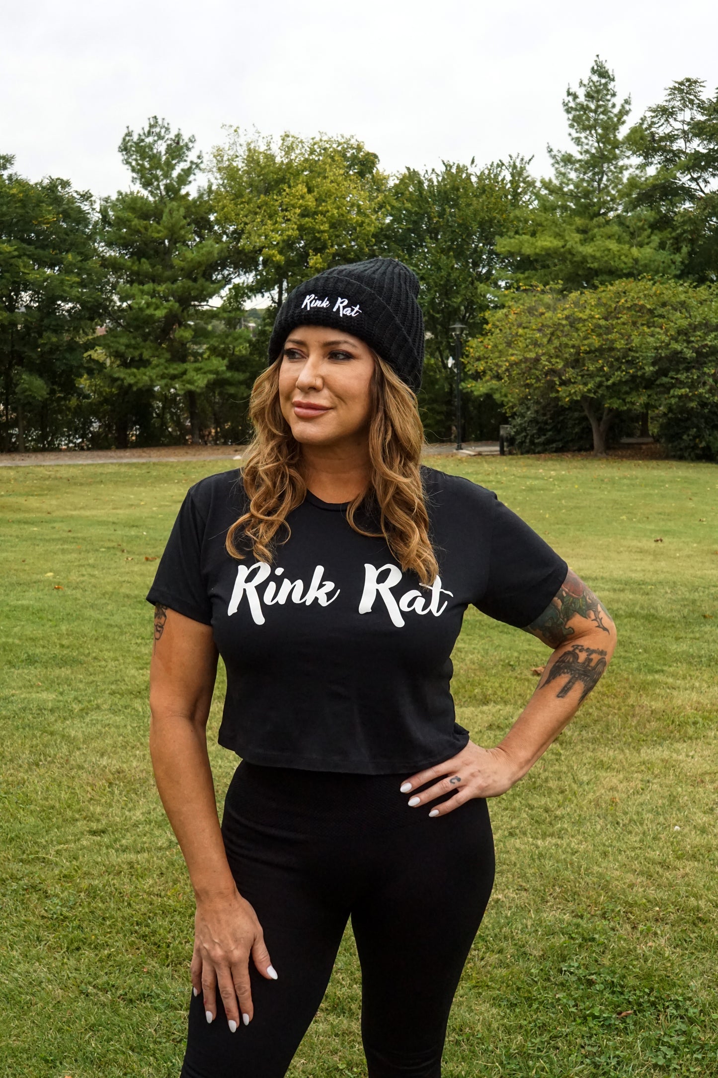 Rink Rat Hockey Club Women’s Script Crop Top