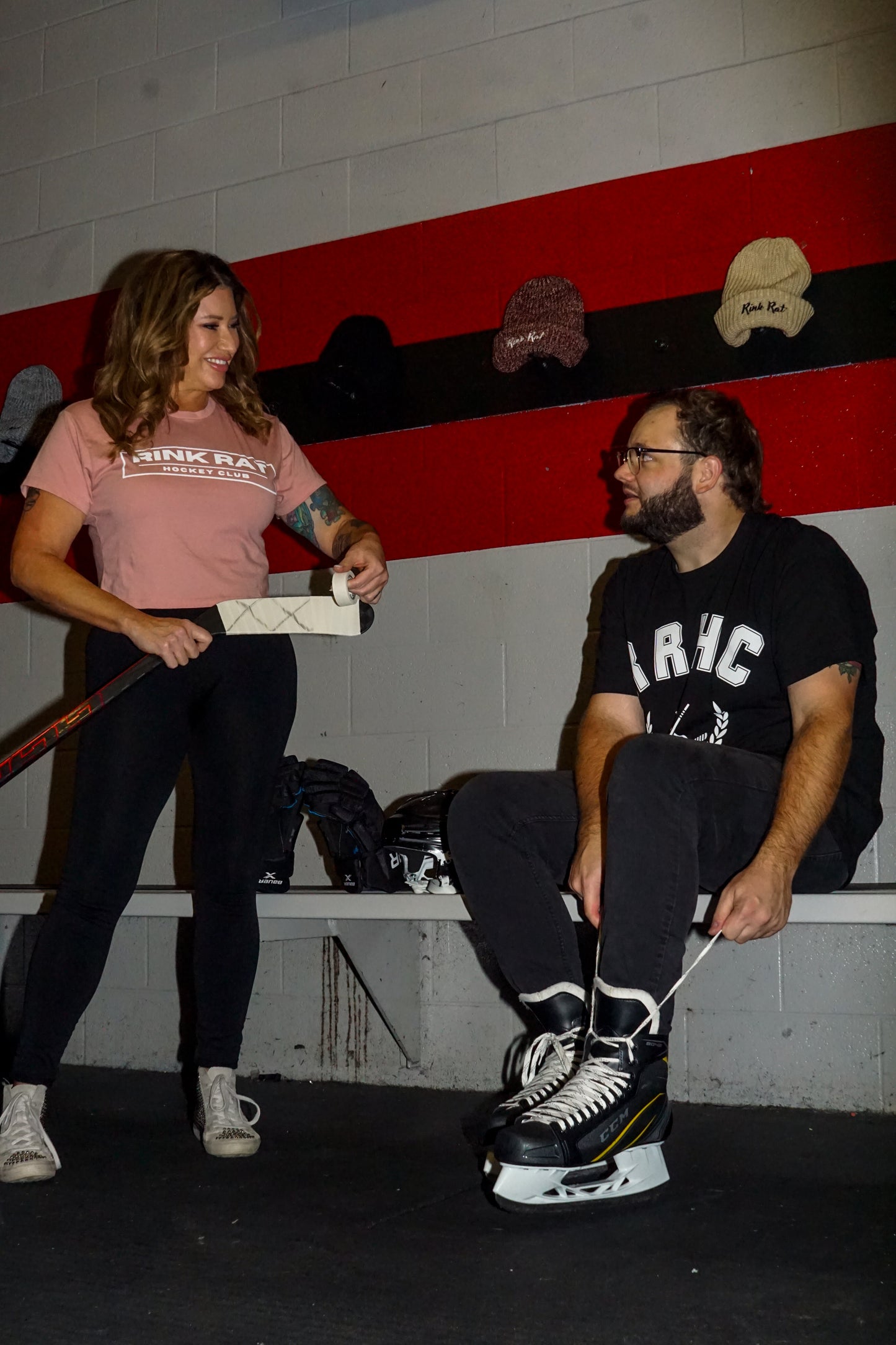 Rink Rat Hockey Club Woman’s Rectangle Logo Crop Top