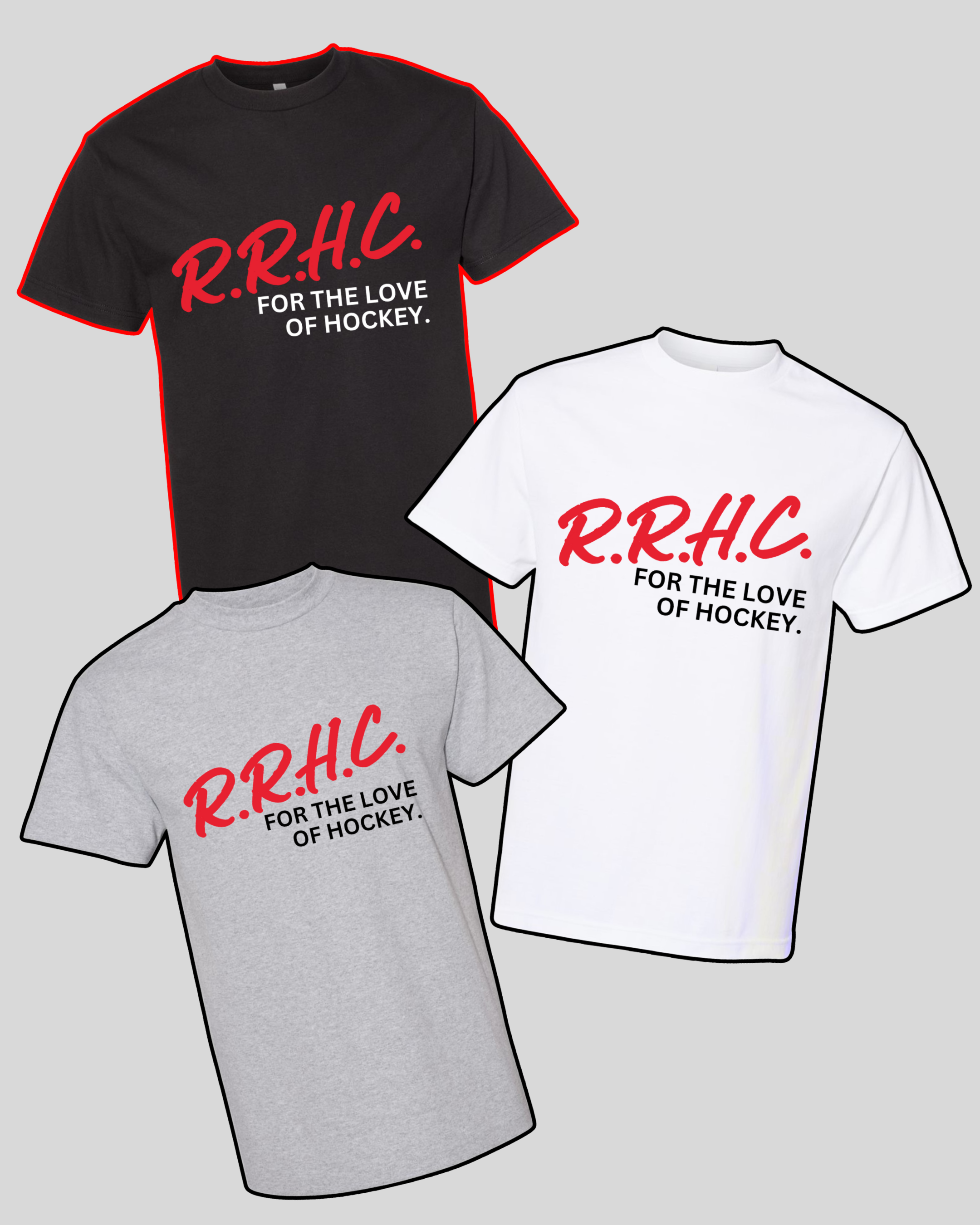 Rink Rat Hockey Club Letters Tee