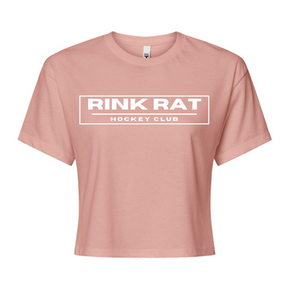 Rink Rat Hockey Club Woman’s Rectangle Logo Crop Top