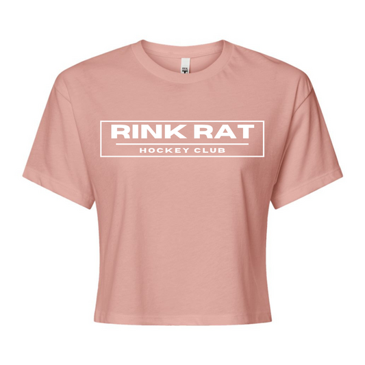 Rink Rat Hockey Club Woman’s Rectangle Logo Crop Top