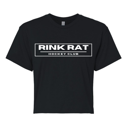Rink Rat Hockey Club Woman’s Rectangle Logo Crop Top