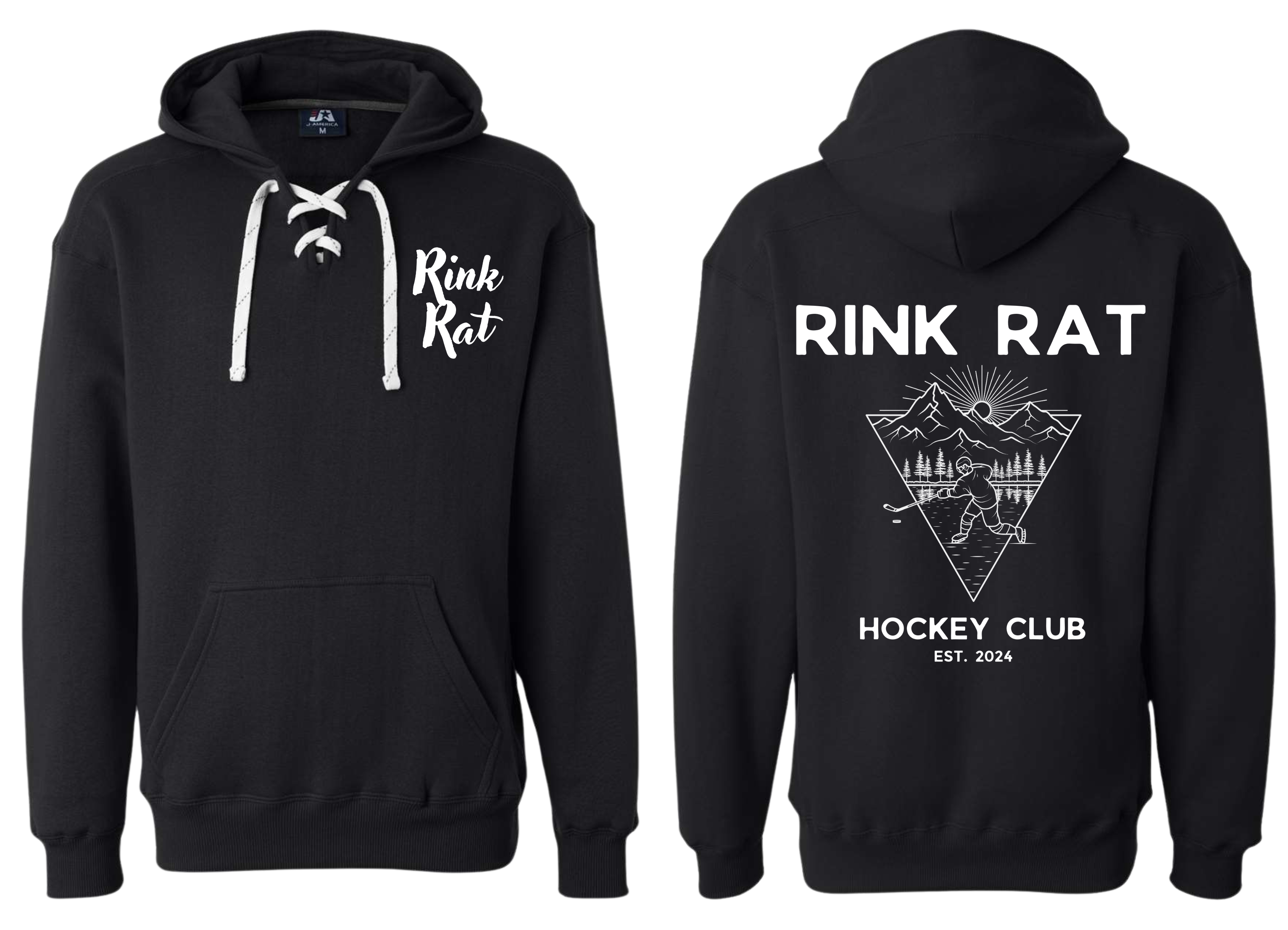 Rink Rat Hockey Club Outdoor Lace-Up Hoodie