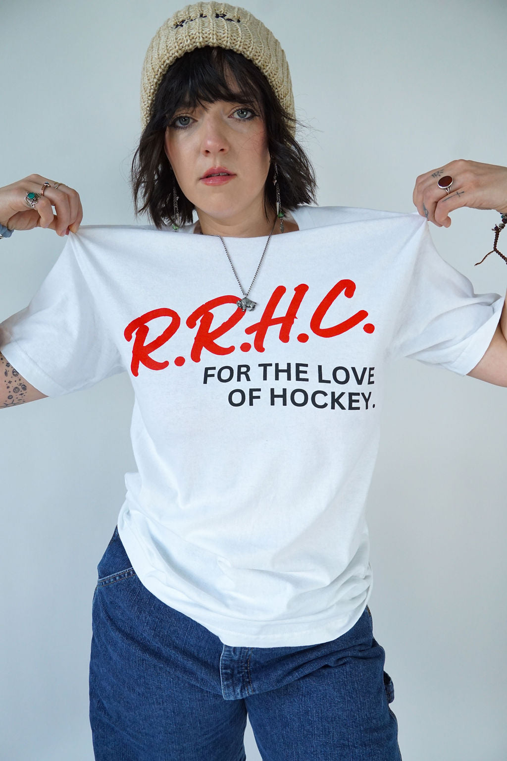 Rink Rat Hockey Club Letters Tee