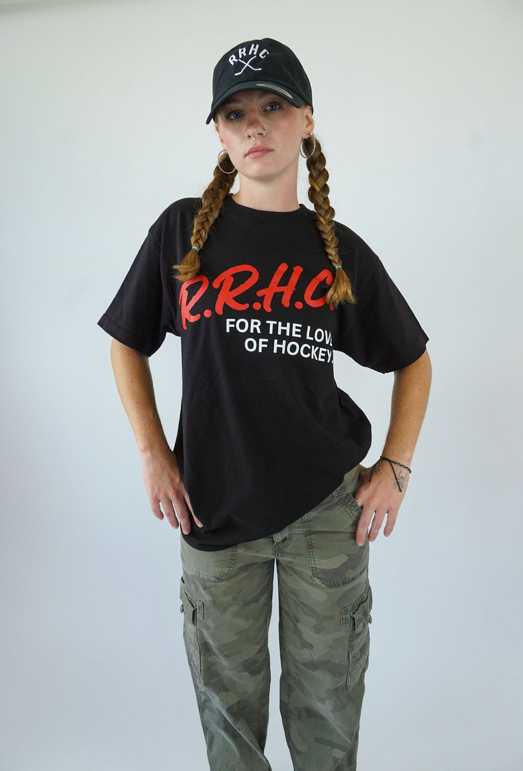 Rink Rat Hockey Club Letters Tee