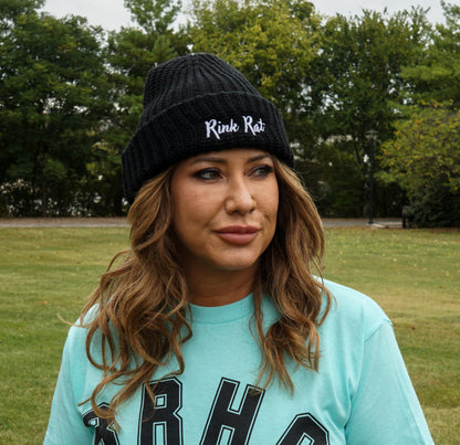 Rink Rat Hockey Club Embroidered Script Beanie