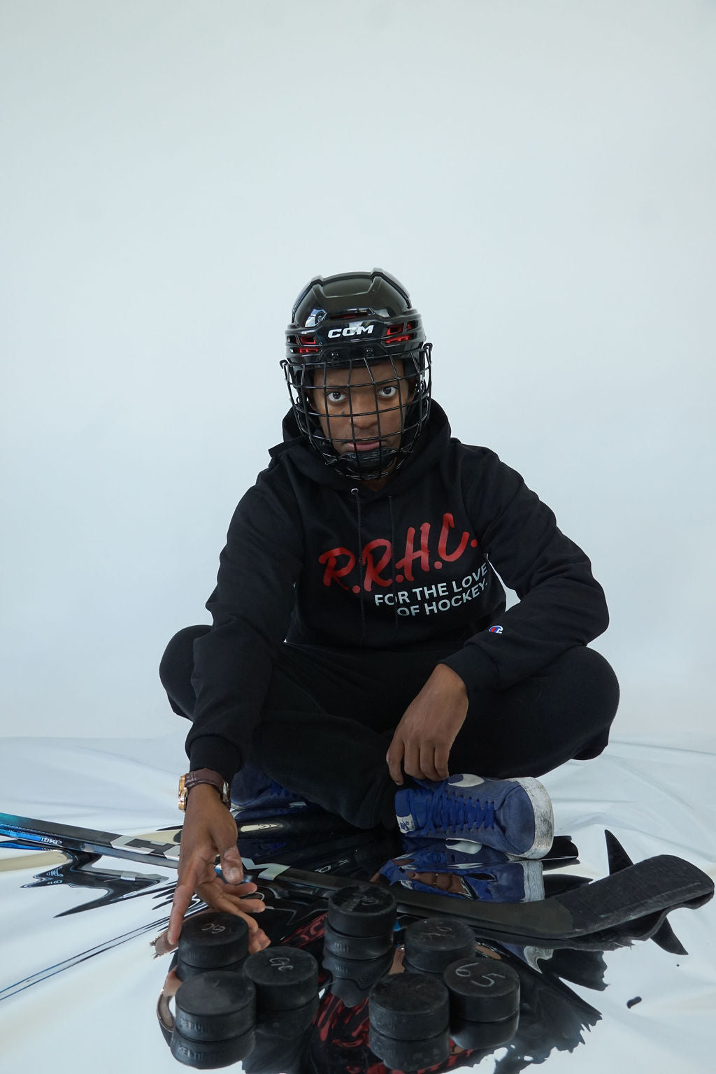 Rink Rat Hockey Club Letters Champion Hoodie