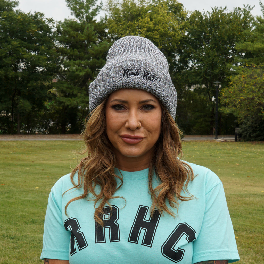 Rink Rat Hockey Club Embroidered Script Beanie