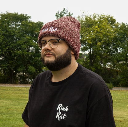 Rink Rat Hockey Club Embroidered Script Beanie