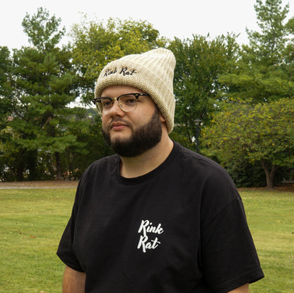 Rink Rat Hockey Club Embroidered Script Beanie