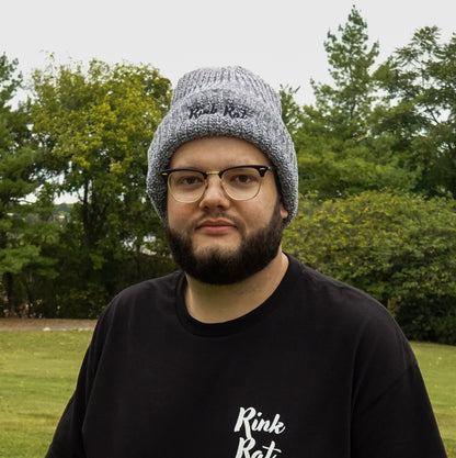 Rink Rat Hockey Club Embroidered Script Beanie