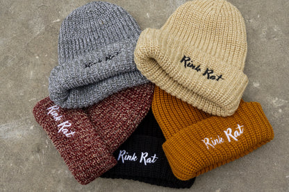 Rink Rat Hockey Club Embroidered Script Beanie