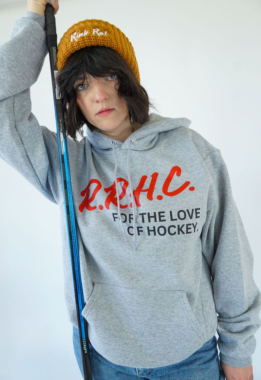 Rink Rat Hockey Club Letters Champion Hoodie