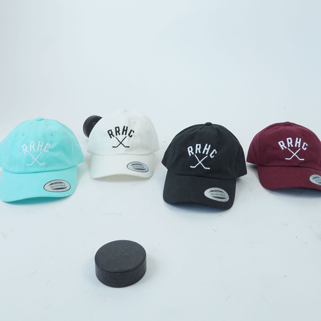 Rink Rat Hockey Club Cross Sticks Embroidered Dad Hat